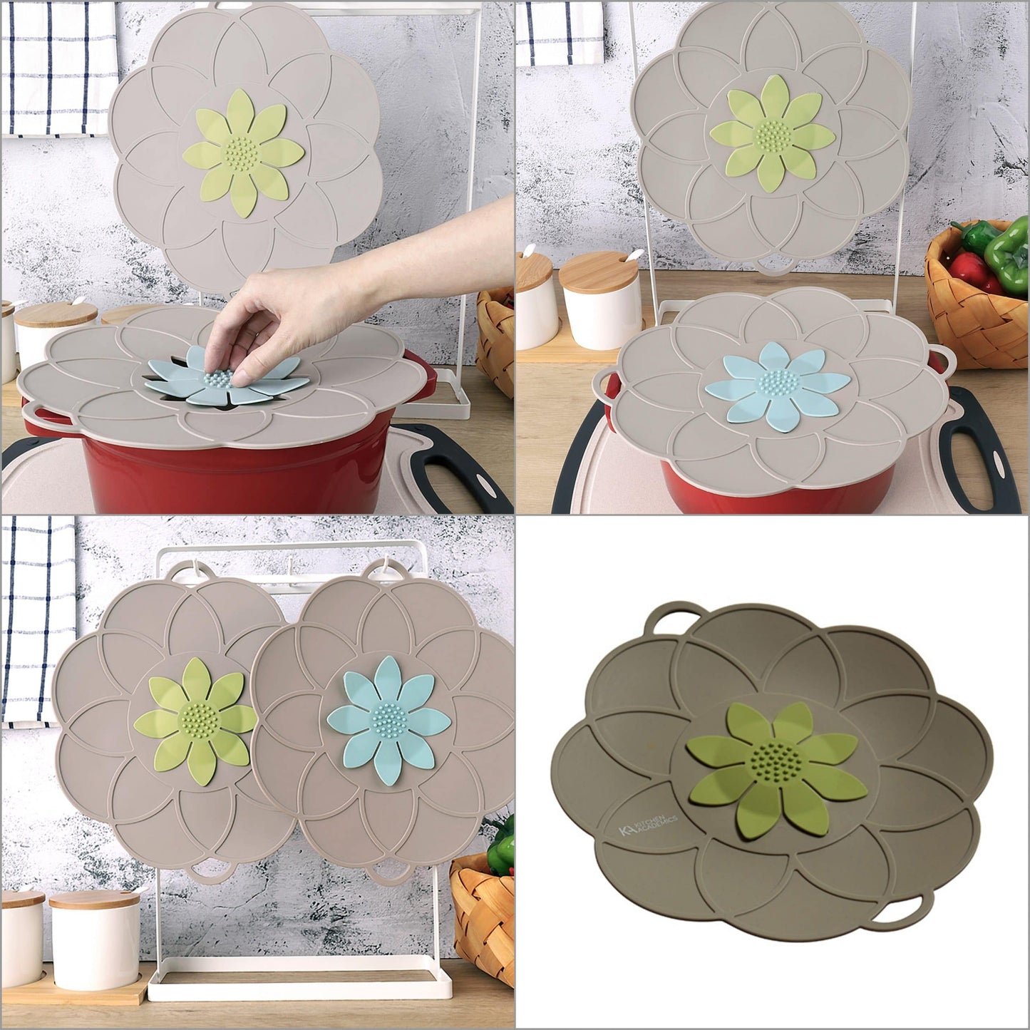 Anti Spill Lid – Set of 3